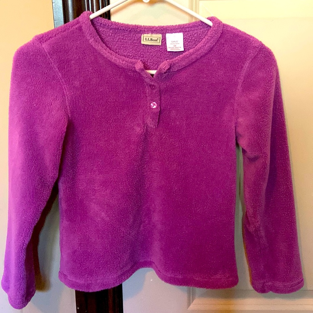 LL Bean fleece top